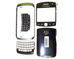Előlap BlackBerry 9360 Curve komplett ház fekete